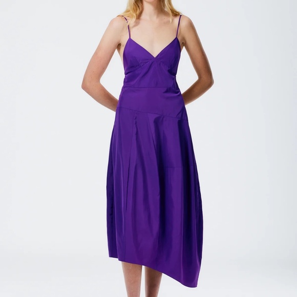 Tibi — Italian Sporty Nylon Cami Dress — Size 12 - Picture 1 of 7